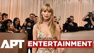 Jennifer Lawrence Turns Heads in a Sheer Givenchy Gown on the Red Carpet at the 2026 Golden Globes