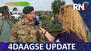 Doorkomst Cuijk en pontonbrug  ||  4DAAGSE UPDATE