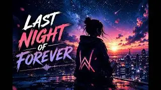 Late Night Drive Music 🚗 (Alan Walker Style) | Last Night of Forever (Official Lyrics)