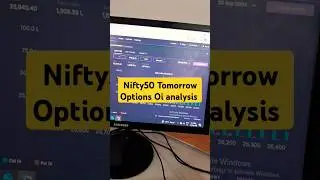 Nifty50 Tomorrow Options Oi analysis #nifty #oianalysis #trading #niftyanalysis #nifty50 #shorts