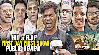 Fighter Movie | First Day First Show | Public CRAZY Review | Hrithik Roshan, Deepika Padukone