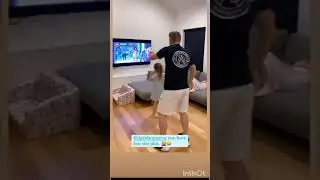 David Warner and his daughter new Instagram reels dancing on South Indian songs 🕺🕺. #Shorts