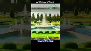 GFRP rebar SFT-Bar&reg; contributes to green building by reducing carbon emissions through lightweight.