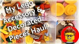 My Lego Accessory and Decorated Parts Collection