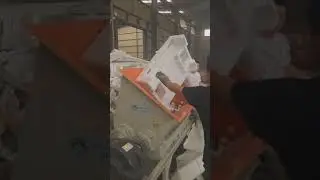 strong EPS foam shredding machine