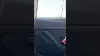 Tesla Door Hack:How to open a Model 3, Model Y Door from the inside in less than seconds ?,#shorts.