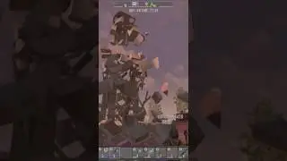 Destroying a Water Tower in 7DaystoDie remastered #gaming #destruction #physics