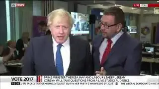 Andrew Gwynne v Boris Johnson round 2  Boris Johnson pushes him and calls him a big girl's blouse