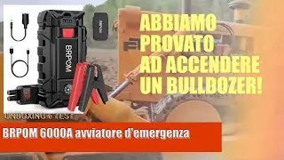 BRPOM avviatore d'emergenza a batteria per auto, trattori, ruspe, camion, &egrave; una bestia!!!
