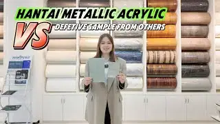 HANTAI&rsquo;s Metallic Acrylic sheet--High Quality with Unseen Details