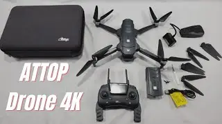 UNBOX: ATTOP Drones with Camera for Adults 4K EIS Camera, 2-Axis Gimbal GPS Drone with Brushless