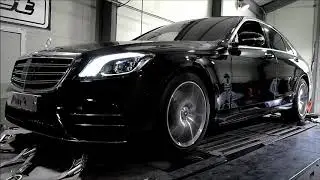 2020 Mercedes - W222 S350 d 4Matic Mar's ECU Tune Dyno Test 367WHP