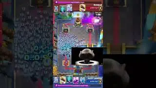 100 night witches and 1000 bats #clashroyale #shorts #scatman