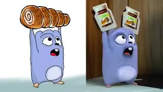 Grizzy and the lemmings new episode 04:02 funny drawing meme