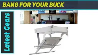 32-70inch TV Ceiling Mount Bracket: Best Motorized TV Mount Lift for Heavy Duty Use