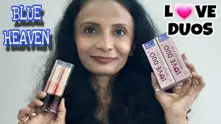 *NEW*BLUE HEAVEN L💗VE DUOS| SWATCHES AND REVIEW| MEGHNA MANJREKAR