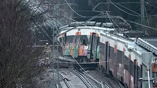 Train crash near Barcelona: Emergency teams deployed to accident site