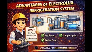 Advantages of Electrolux Refrigerator | Vapour Absorption System| Mechanical Engineering