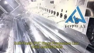 Soft PVC Sheet Production Line PE PP PS ABS PMMA Plastic Sheet Plate Making Machine