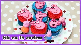 Cupcakes de Peppa Pig | HooplaKidz en la Cocina