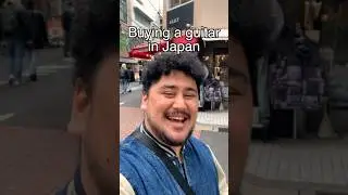 Buying guitars in Osaka Japan #guitar #guitarist #guitars #newguitar