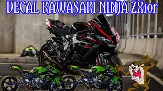 DECAL KAWASAKI NINJA ZX10R⭐⭐⭐#youtube 