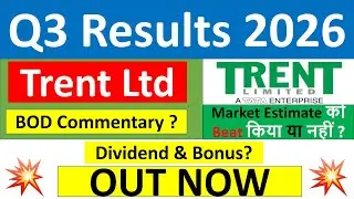 Trent q3 results 2026 | Trent results today | Trent Share News | Trent Share latest news today