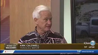 Honolulu Mayor Kirk Caldwell on East Oahu storm aftermath
