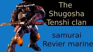 The Shugosha Tenshi clan (samura space marine) Warhammer 40k (white scars successor chapter)