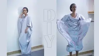 How to Make Drape Cowl Kaftan  Dress /pattern making