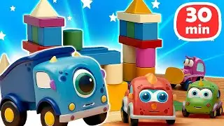 🚗🔧 Mega-Transformation mit den Mocas Autos! Sie bauen ein Spielzeug-Schloss & eine Rennstrecke! 🏰🏁