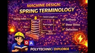 Spring Terminology Helical Spring Terminology | Explained //Machine Design Lecture