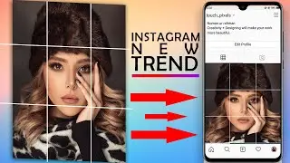 How To Make Instagram Grid square photo | Instagram pr grid photo kaise banaye | Nomi Tech.