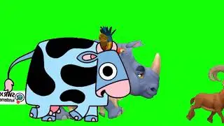 Animated Animal Stampede Green Screen for @Sticknodespro6522