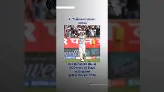 Youngest Indian to Score Double Hundred in Test Cricket #shorts