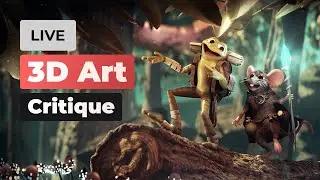 Live 3D Art Critique - Little Traveler Challenge