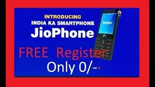 how to jio phone register online