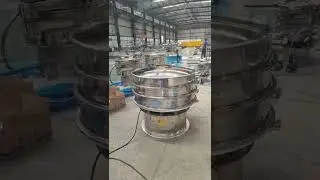 Vibratory separator rotary circular vibrating sieve screen