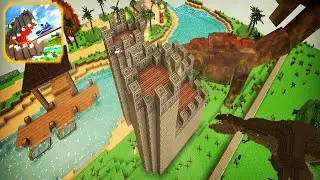 Dino Theme Park Craft: Ride Dinosaur Rollercoaster - Build a Giant Castle |Android Gameplay