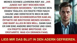 Die Lehrerin: Mein Sohn hat seit Wochen nicht gegessen… Ich kam heim und sah das Unfassbare