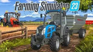 Harvesting Grapes For Production Chains In Farming Simulator 23|| FS 23 Gameplay|| Timelapse