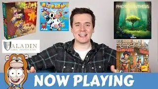 Now Playing: Photosynthesis, Meeple Circus, Paladin Sleeves, Cafe Fatal, Big Bazar