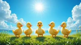 Five little Duck 🐣 || Toddler song 🎵  || Rhymes Land