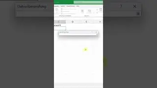 Excel | Dropdown Men&uuml;