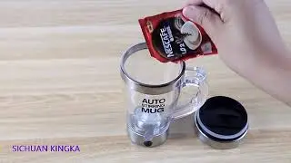 Electric Self Stirring Coffee Mug||automatic electric mixing cup||Electric Self Stirring Thermos Mug