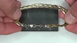 024 | Costume Jewelry Fake Gold Bracelet Tested with 18K Gold Acid