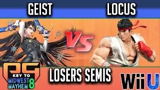 PG Key to MM8 LOSERS SEMIS - Geist (Bayonetta) vs UBC | Locus (Ryu)