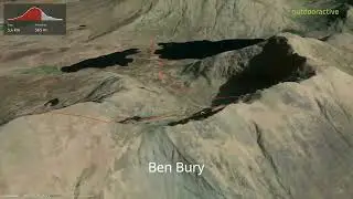 Ben Bury ∆ hiking trails ∆ 3d-trail.com/ireland/