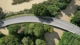 Die Leitha in Hof/Lbg. nach dem Hochwasser 2024