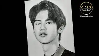 How to draw a Boy face 
